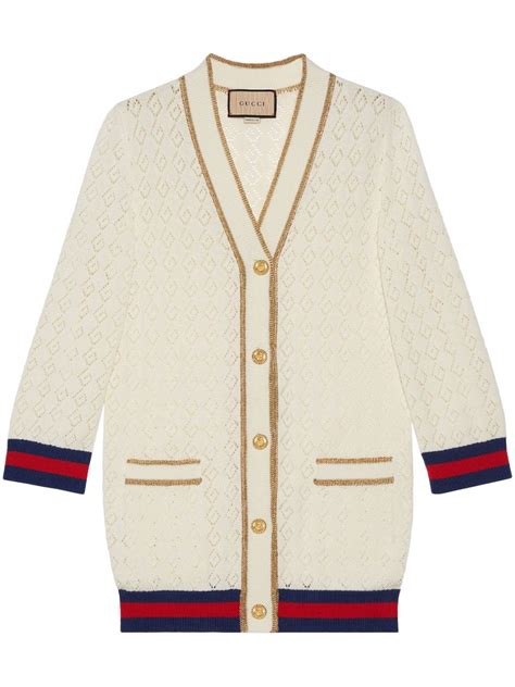 cardigan pesante gucci|gucci inspired cardigan.